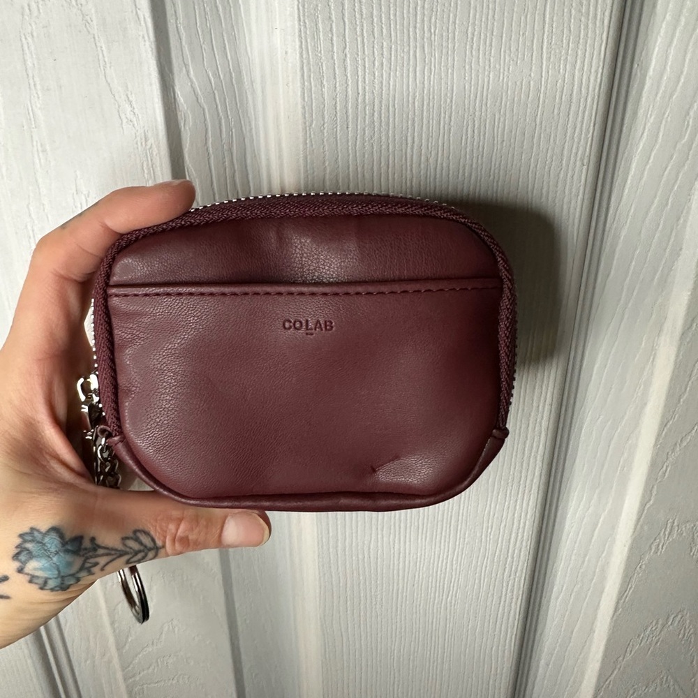 Colab Burgundy Mini Wallet